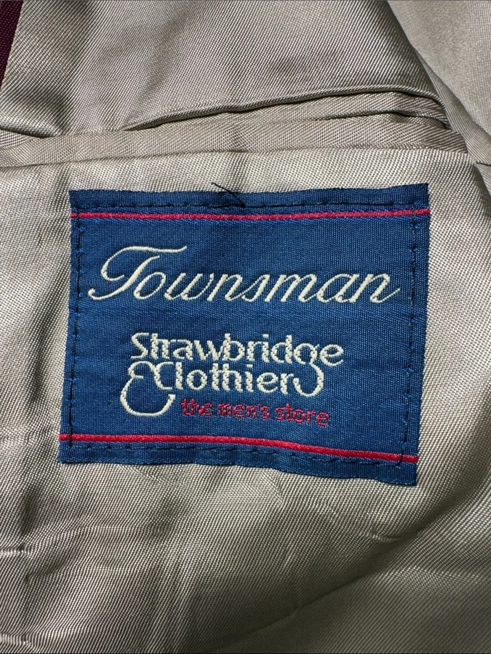 Vintage Strawbidge’s Sport Coat 100% Wool